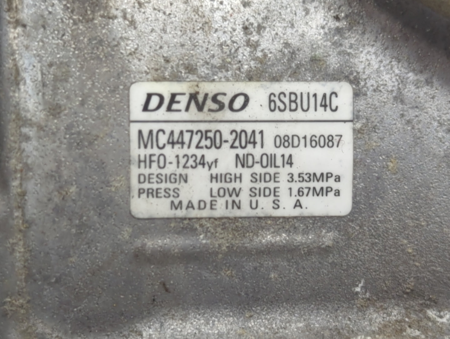 2018-2022 Honda Accord Air Conditioning A/c Ac Compressor Oem - Oemusedautoparts1.com