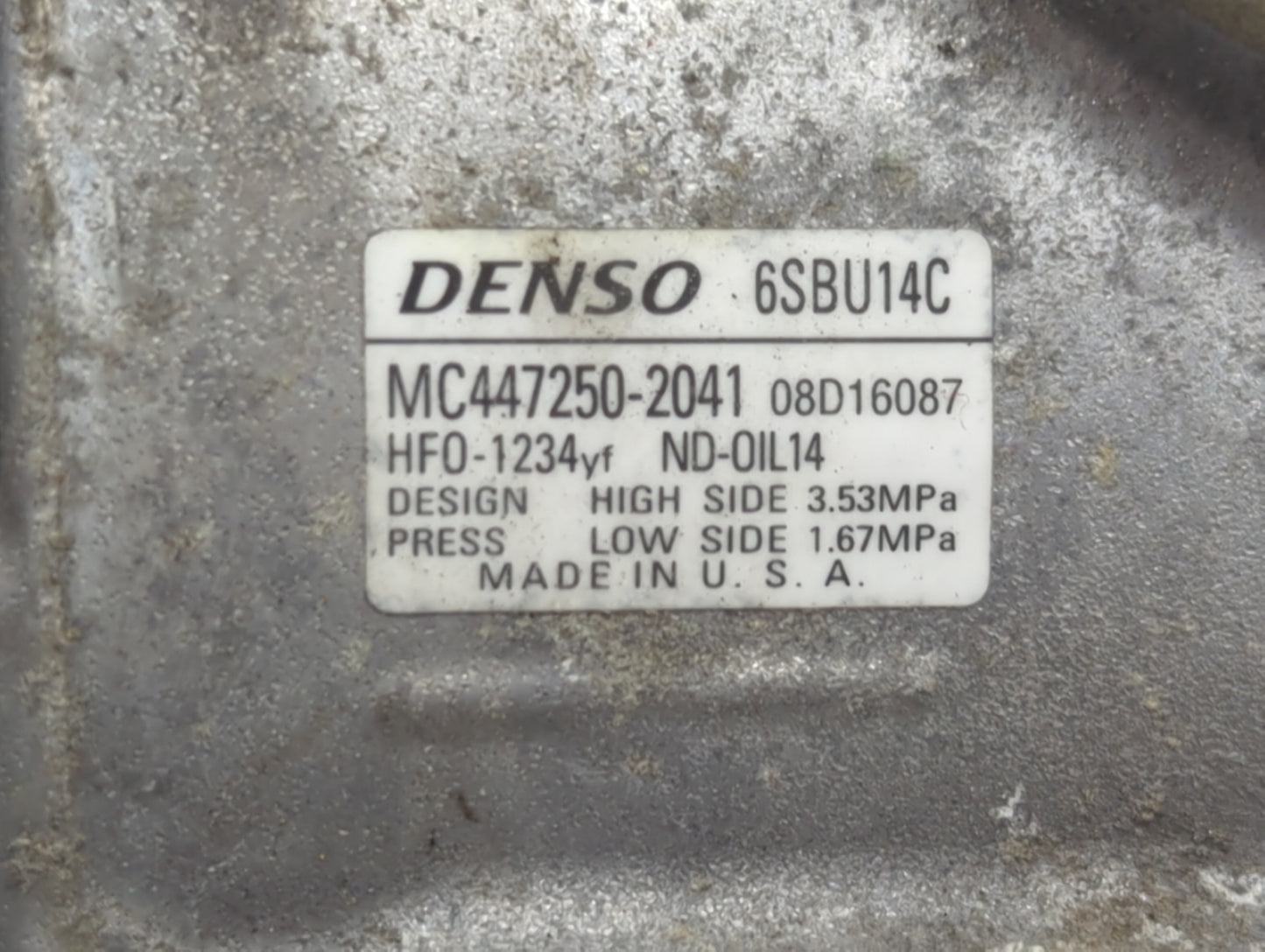 2018-2022 Honda Accord Air Conditioning A/c Ac Compressor Oem - Oemusedautoparts1.com