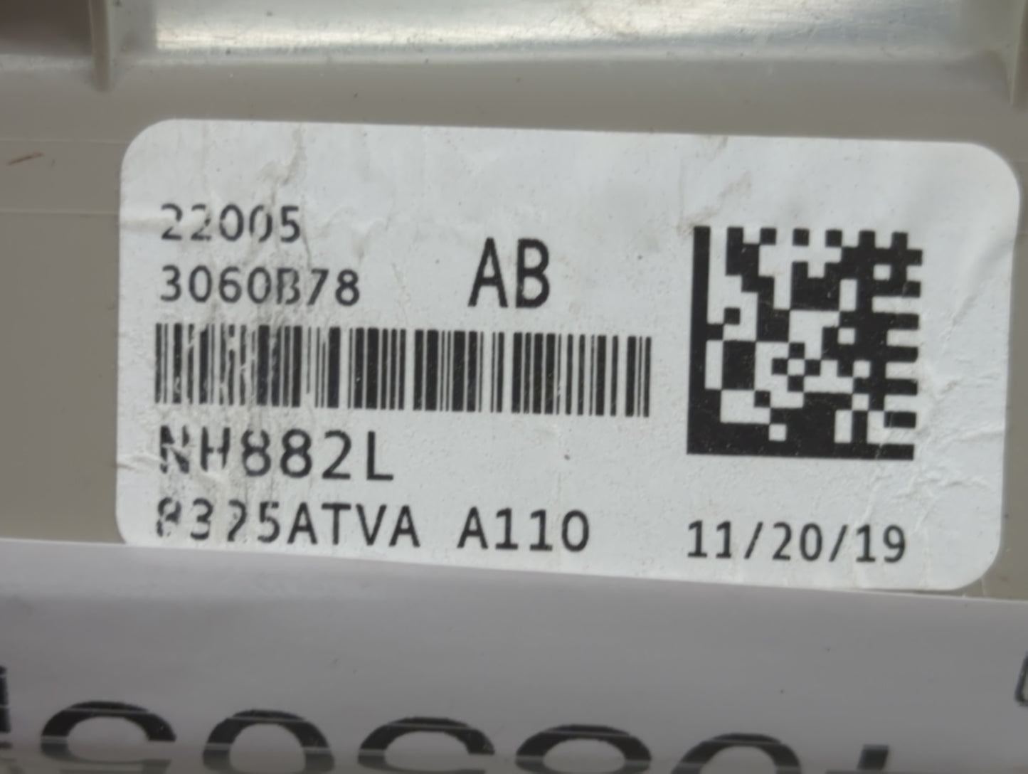 2020 Honda Accord Overhead Roof Console 1408505 - Oemusedautoparts1.com