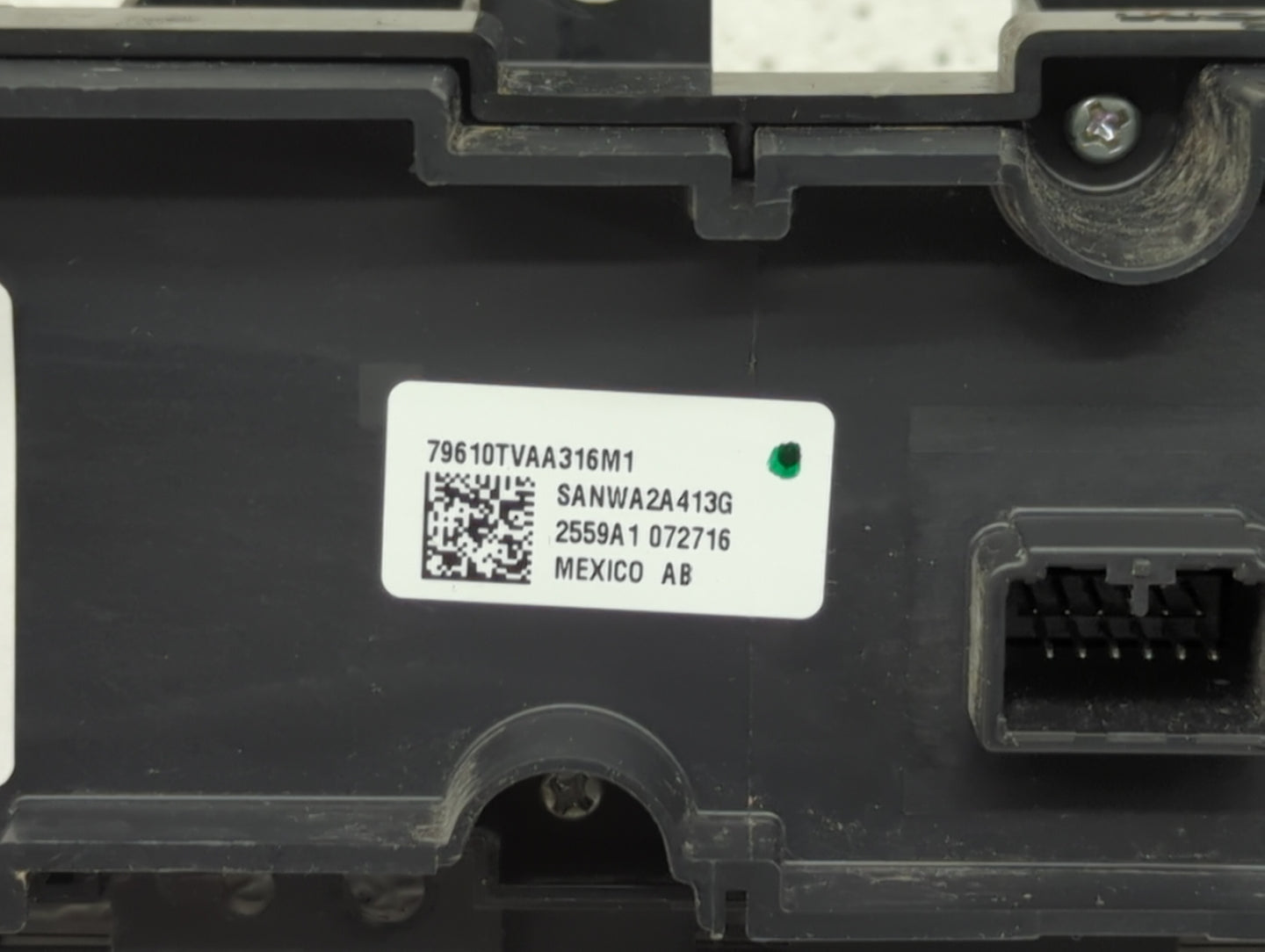 2018-2022 Honda Accord Climate Control Module Temperature AC/Heater Replacement P/N:79610TVAA316M1 Fits OEM Used Auto Parts 