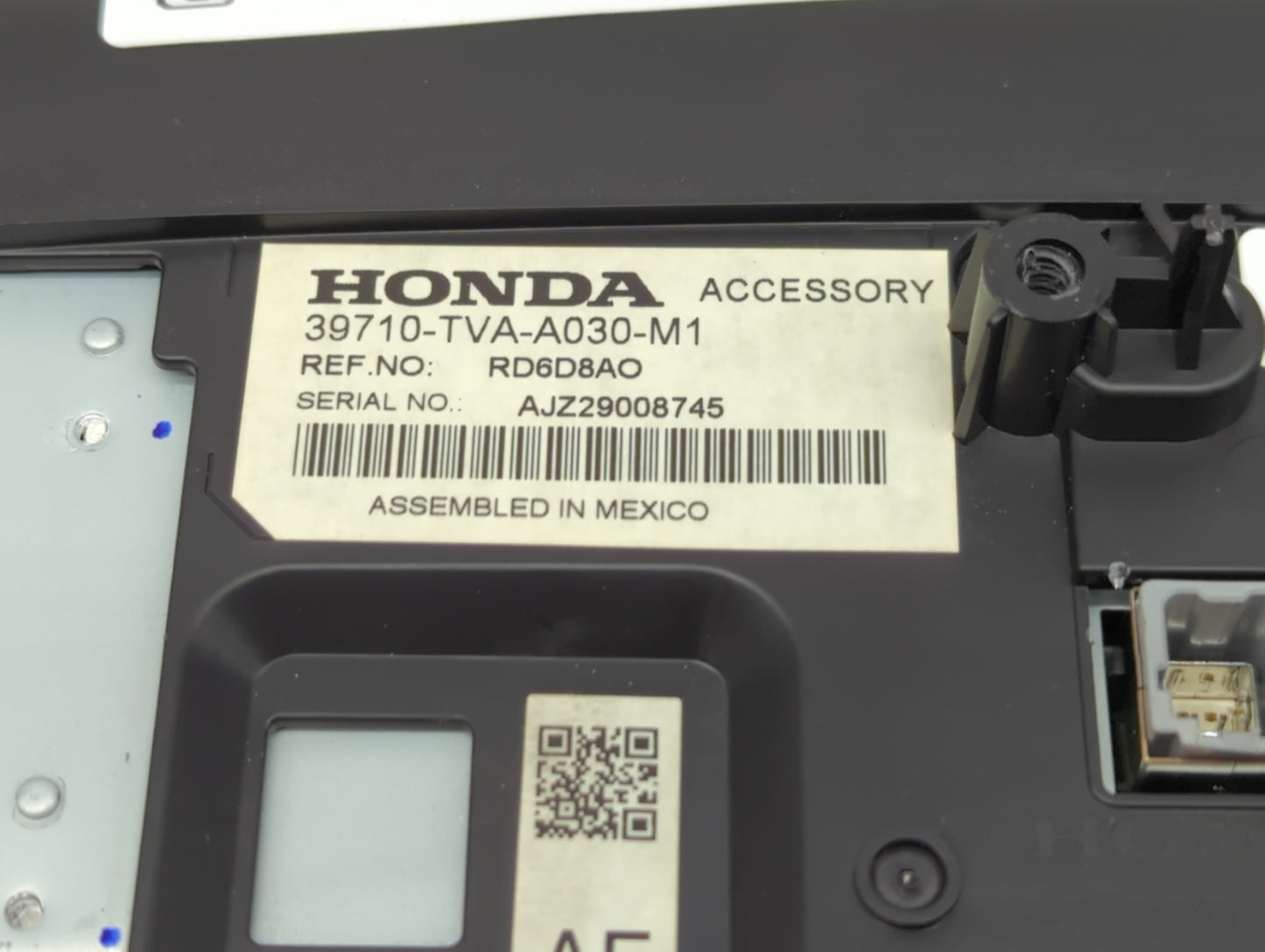 2018-2020 Honda Accord Radio AM FM Cd Player Receiver Replacement P/N:39710-TVA-A030-M1 Fits Fits 2018 2019 2020 OEM Used Au