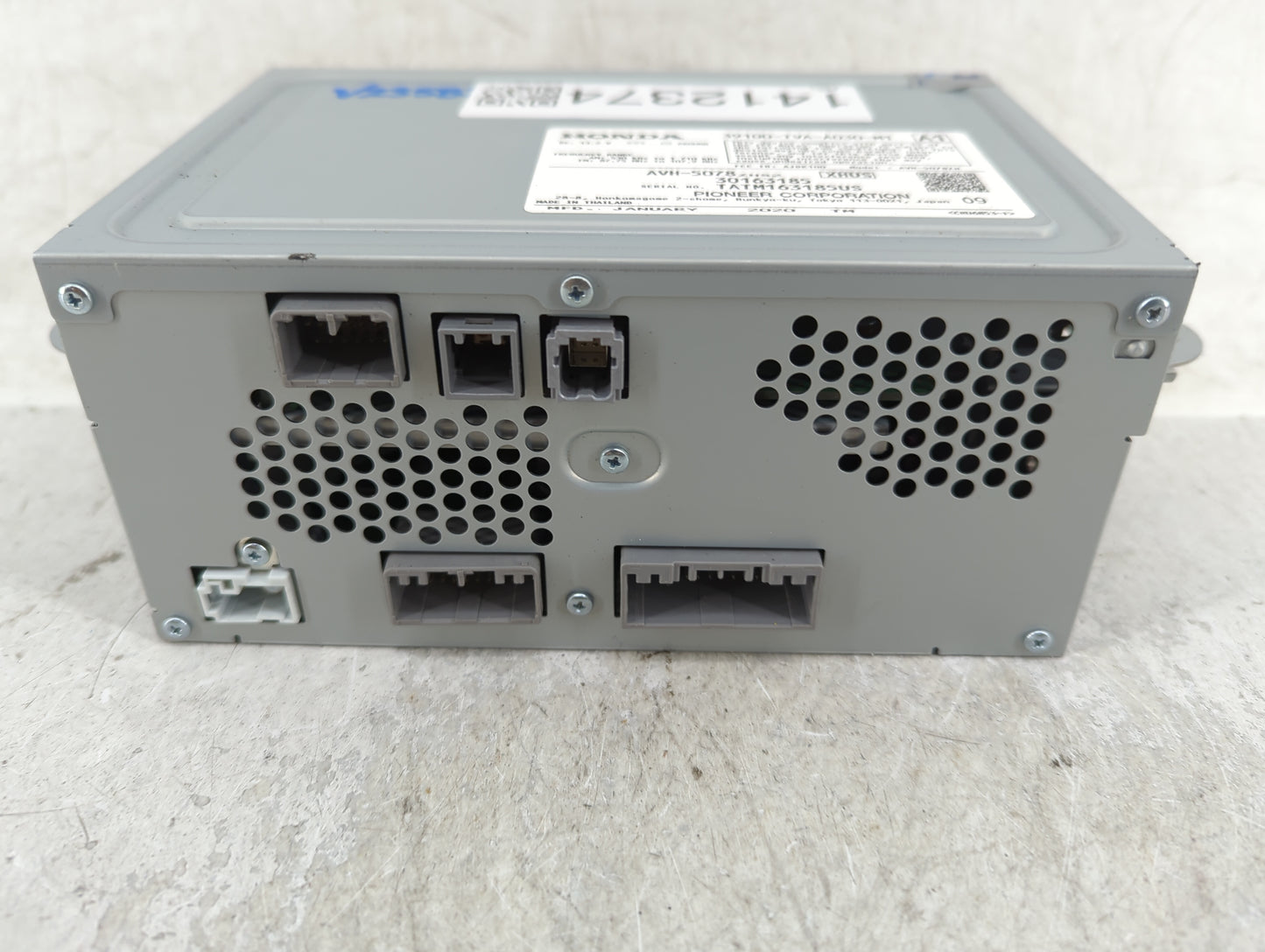 2018-2020 Honda Accord Radio AM FM Cd Player Receiver Replacement P/N:39100-TVA-A03A-M1 Fits Fits 2018 2019 2020 OEM Used Au