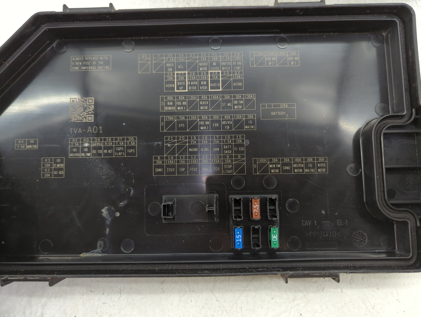 2018-2020 Honda Accord Fusebox Fuse Box Panel Relay Module P/N:30-TVA 50-TVA Fits Fits 2018 2019 2020 OEM Used Auto Parts - 