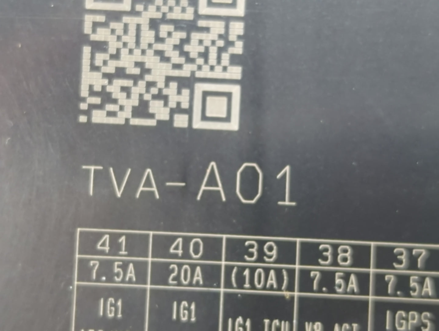 2018-2020 Honda Accord Fusebox Fuse Box Panel Relay Module P/N:TVA-A01 Fits Fits 2018 2019 2020 OEM Used Auto Parts - Oemuse
