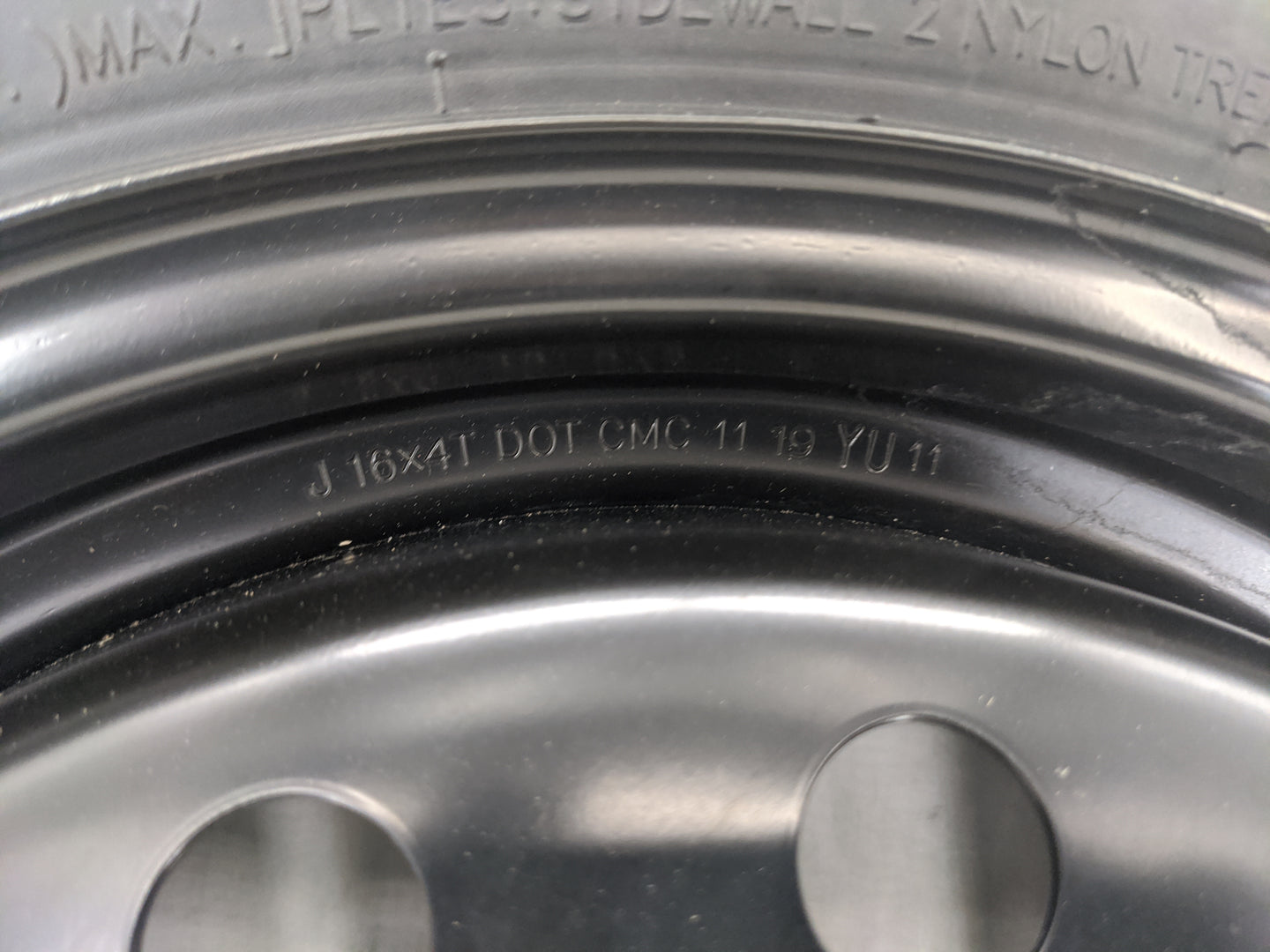 2013-2022 Honda Accord Spare Donut Tire Wheel Rim Oem 1420860 - Oemusedautoparts1.com