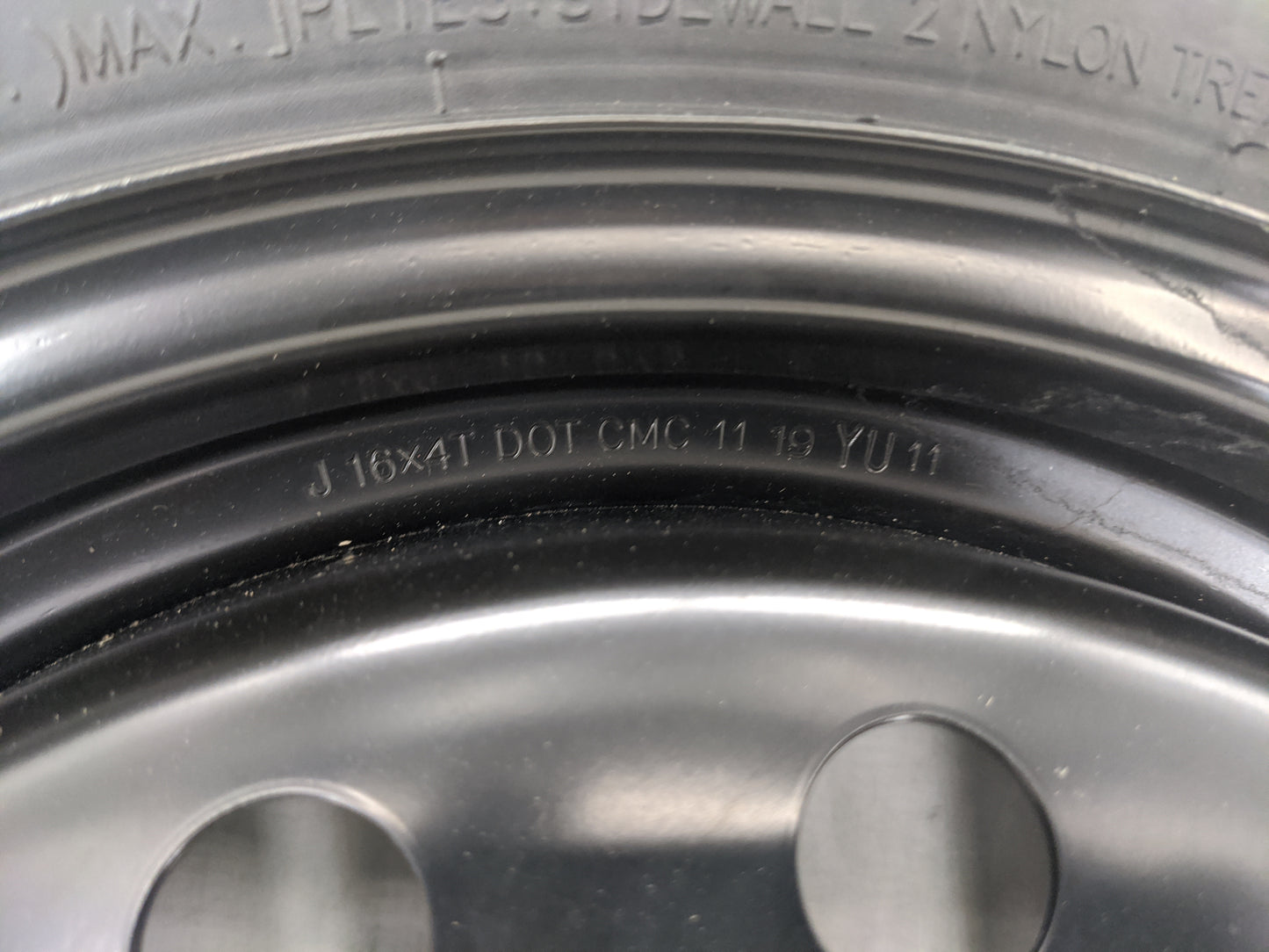 2013-2022 Honda Accord Spare Donut Tire Wheel Rim Oem 1420860 - Oemusedautoparts1.com