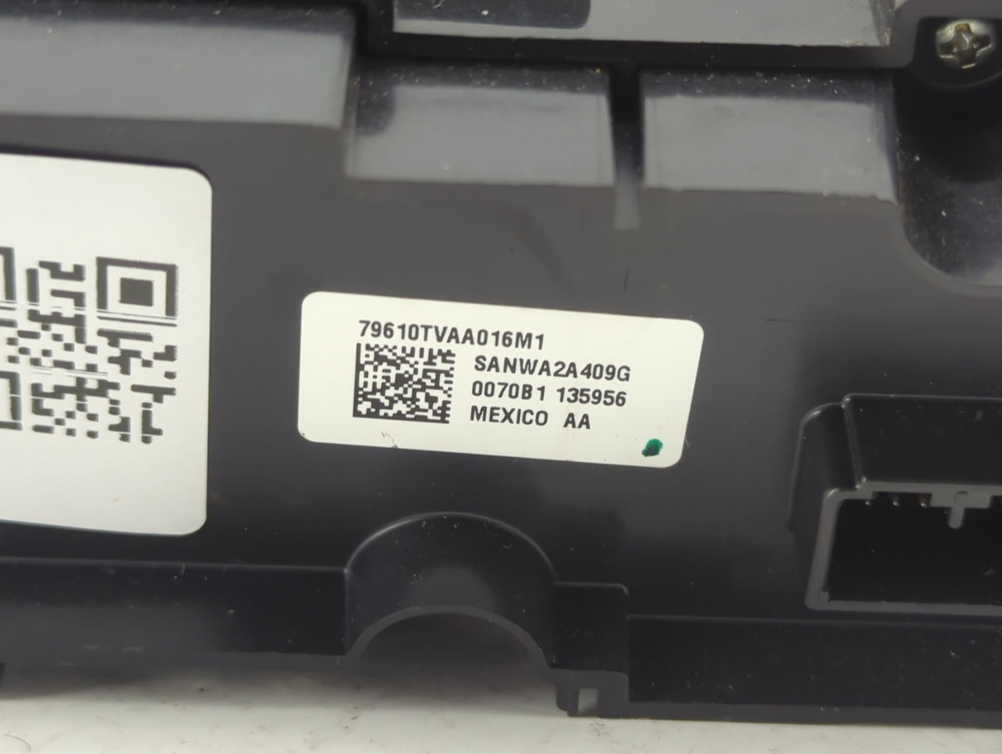 2018-2020 Honda Accord Climate Control Module Temperature AC/Heater Replacement P/N:79610TVAA016M1 SANWA2A409G Fits OEM Used