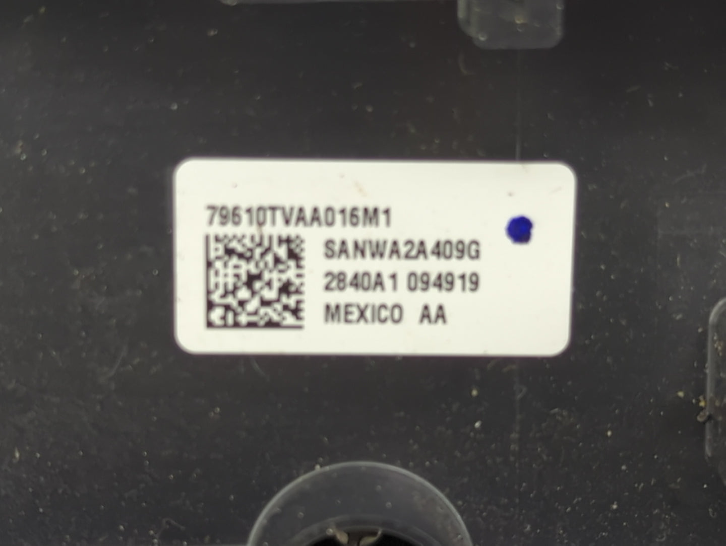 2018-2020 Honda Accord Climate Control Module Temperature AC/Heater Replacement P/N:79610TVAA016M1 SANWA2A409G Fits OEM Used