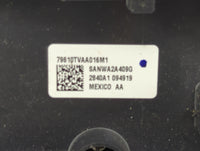 2018-2020 Honda Accord Climate Control Module Temperature AC/Heater Replacement P/N:79610TVAA016M1 SANWA2A409G Fits OEM Used