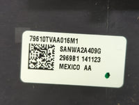 2018-2020 Honda Accord Climate Control Module Temperature AC/Heater Replacement P/N:79610TVAA016M1 SANWA2A409G Fits OEM Used