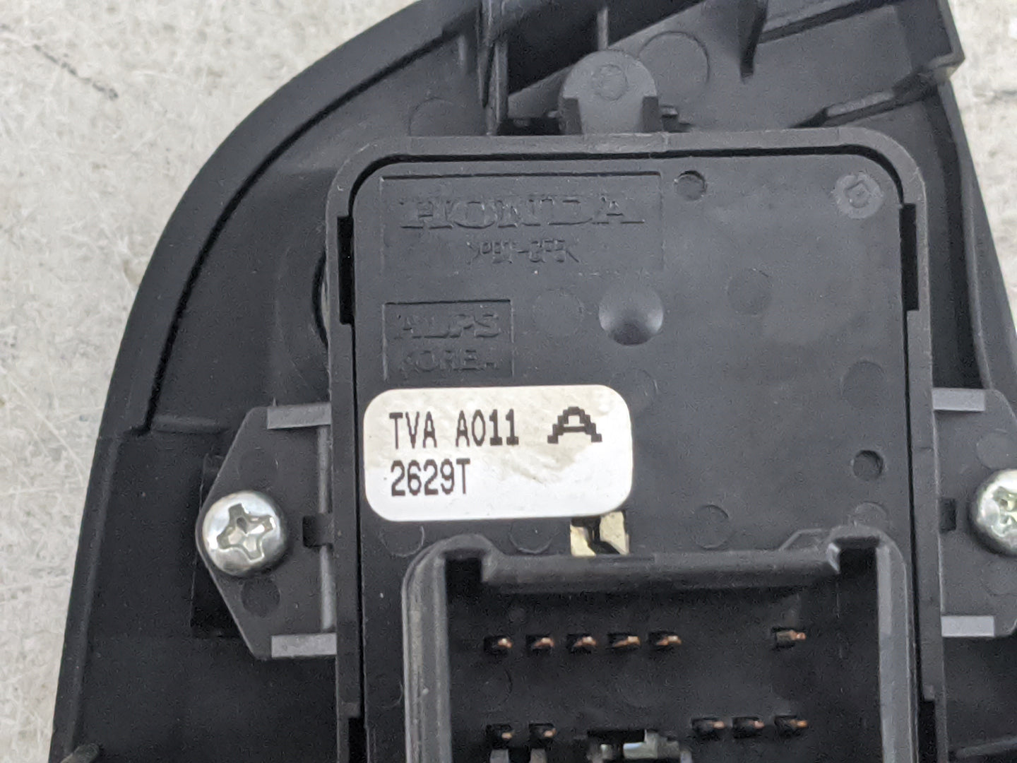 2018-2022 Honda Accord Master Power Window Switch Replacement Driver Side Left P/N:TVA A011 Fits Fits 2018 2019 2020 2021 20