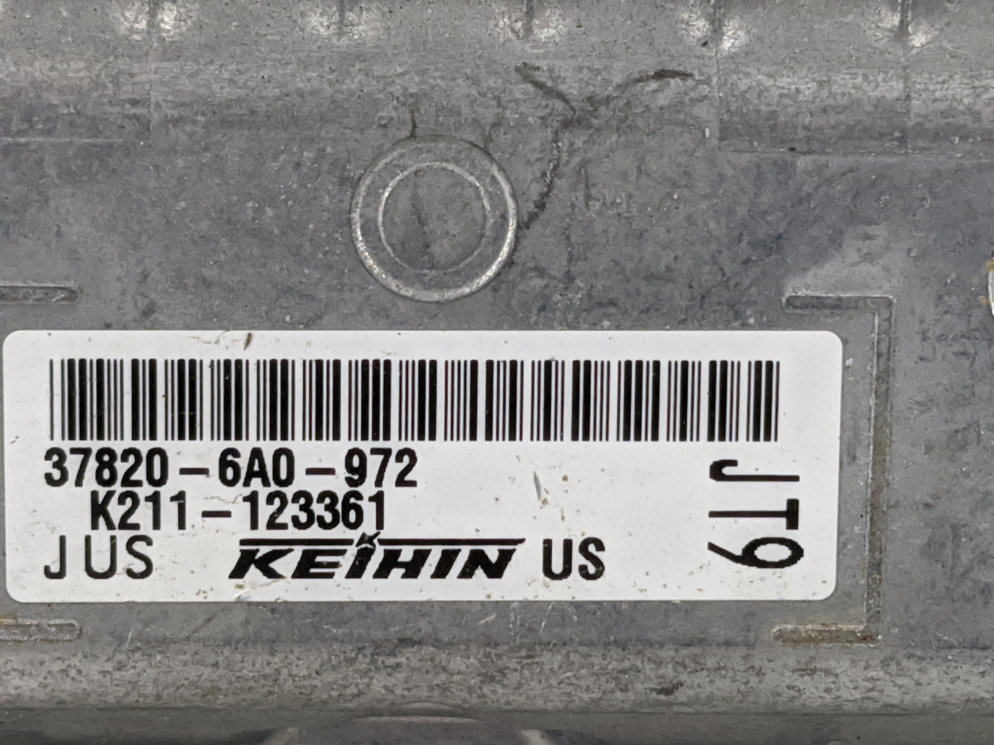 2020 Honda Accord PCM Engine Control Computer ECU ECM PCU OEM P/N:37820-6A0-972 K211-123361 Fits OEM Used Auto Parts - Oemus