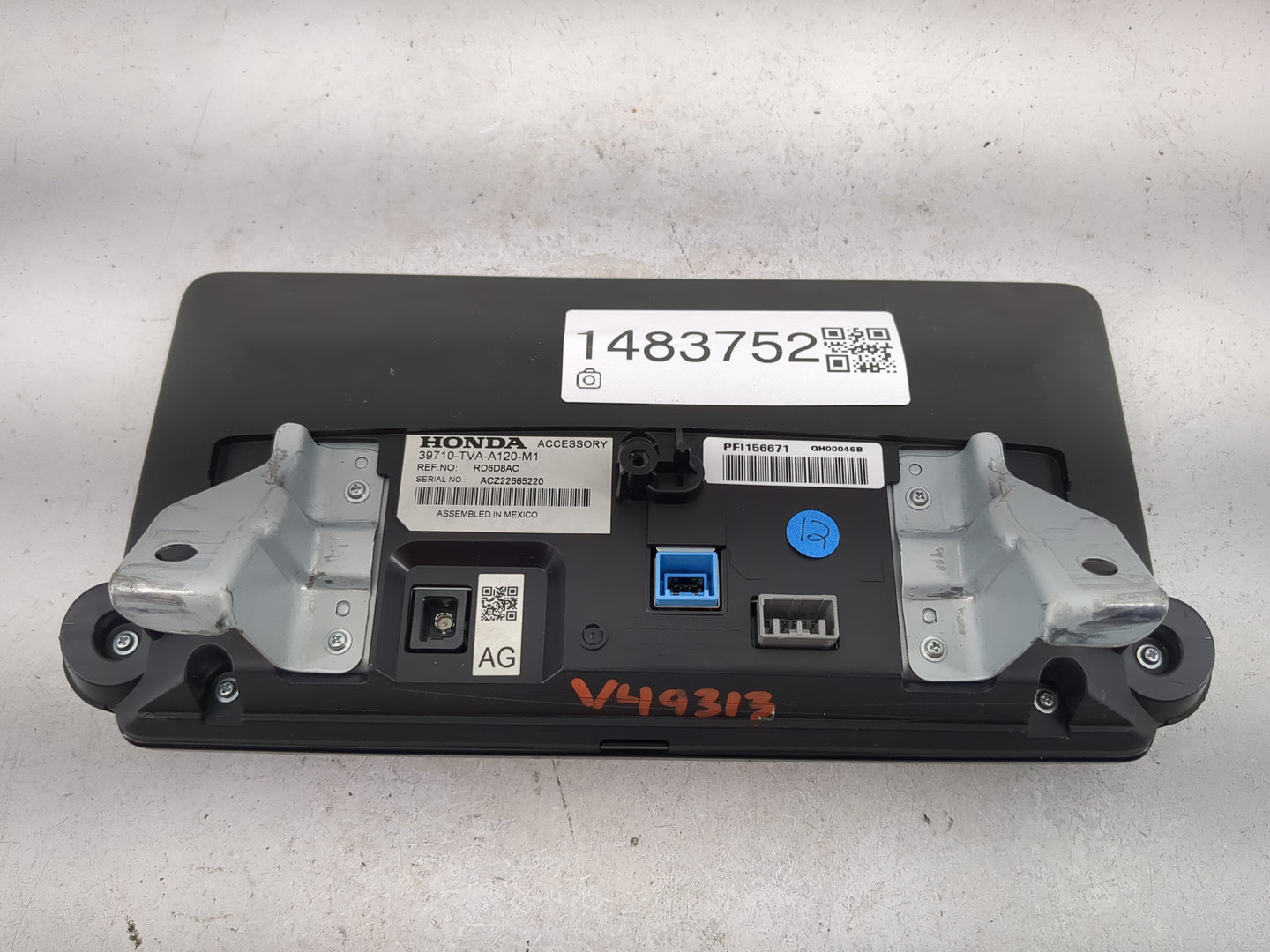 2018-2020 Honda Accord Information Display Screen - Oemusedautoparts1.com