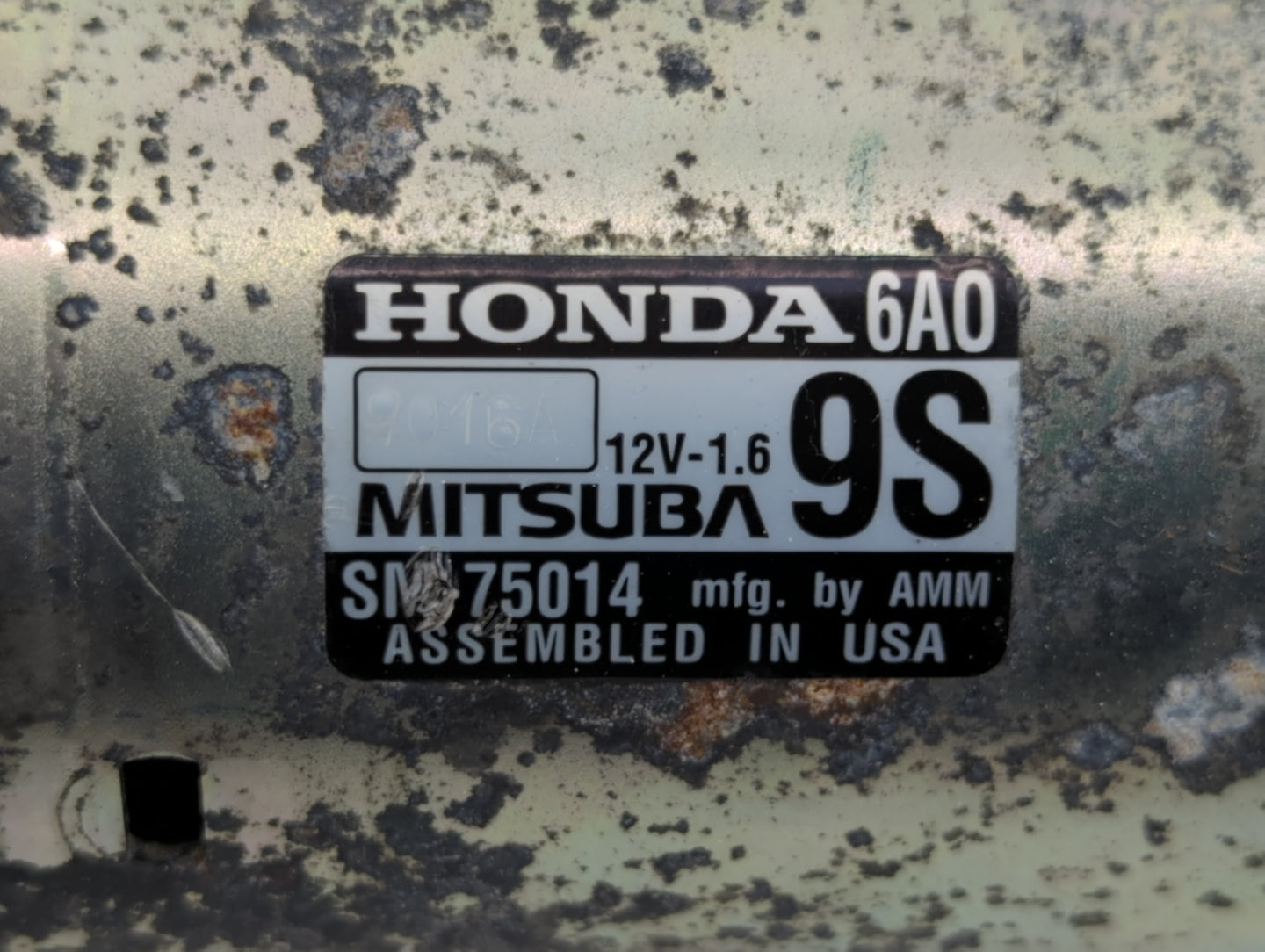 2018-2020 Honda Accord Car Starter Motor Solenoid OEM P/N:SM-75014 Fits Fits 2018 2019 2020 OEM Used Auto Parts - Oemusedaut