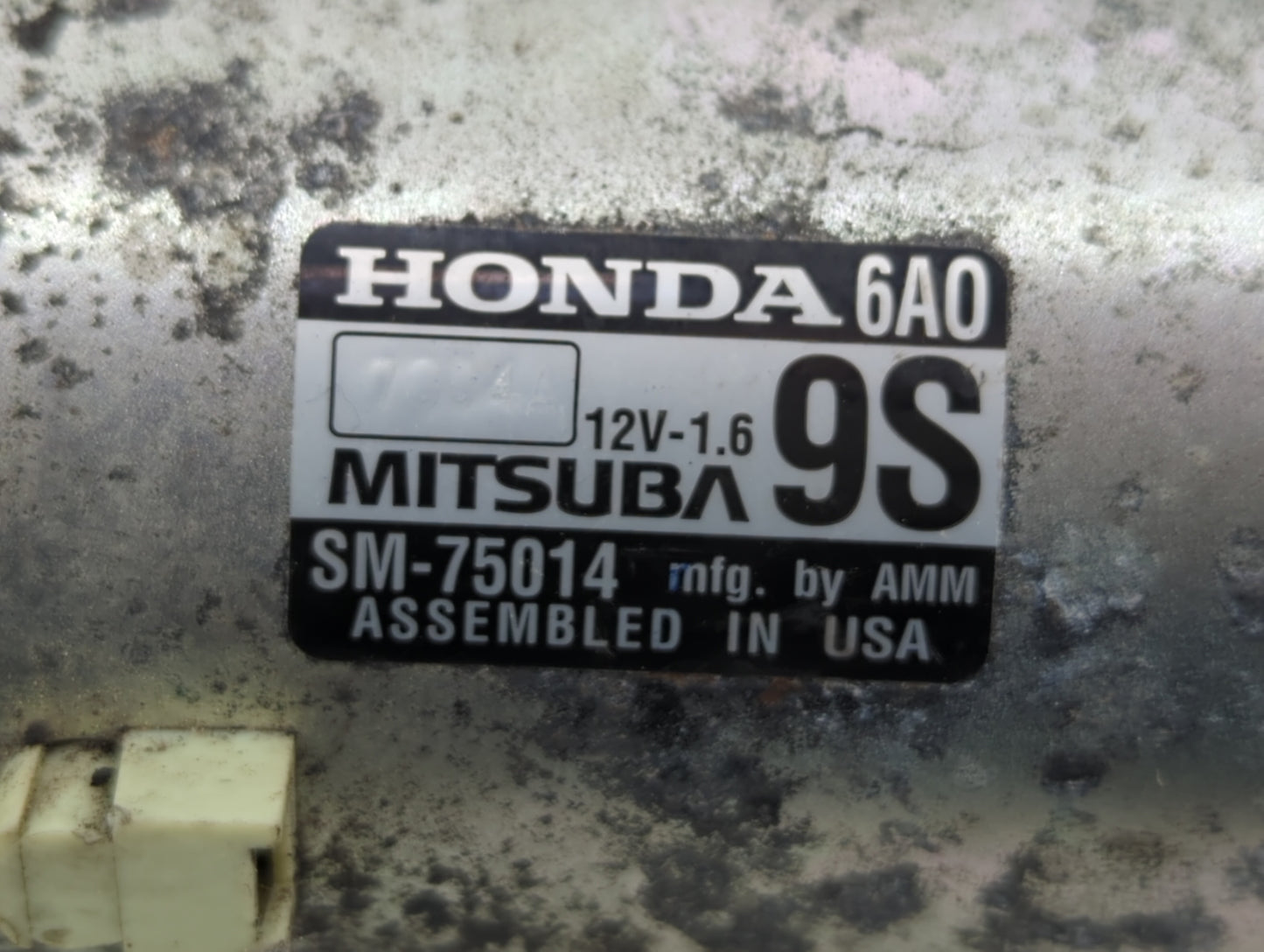 2018-2020 Honda Accord Car Starter Motor Solenoid OEM P/N:SM-75014 Fits Fits 2018 2019 2020 OEM Used Auto Parts - Oemusedaut