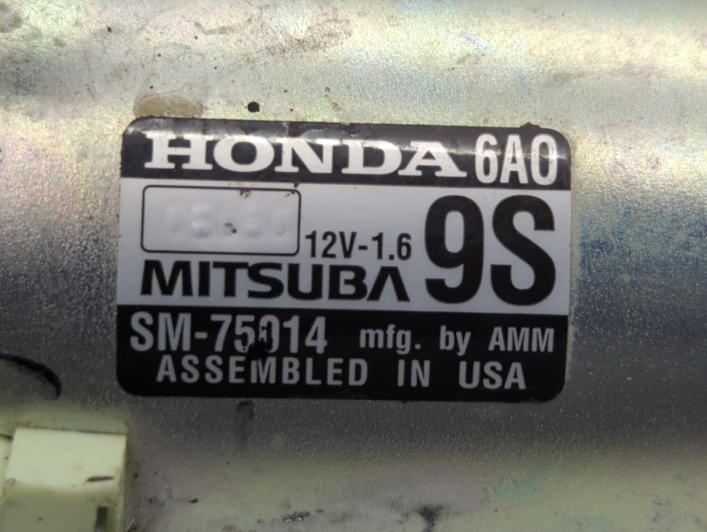 2018-2020 Honda Accord Car Starter Motor Solenoid OEM P/N:SM75014 Fits Fits 2018 2019 2020 OEM Used Auto Parts - Oemusedauto