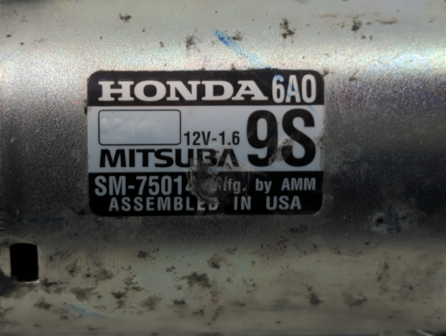 2018-2020 Honda Accord Car Starter Motor Solenoid OEM P/N:SM-75014 Fits Fits 2018 2019 2020 OEM Used Auto Parts - Oemusedaut