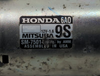 2018-2020 Honda Accord Car Starter Motor Solenoid OEM P/N:SM-75014 Fits Fits 2018 2019 2020 OEM Used Auto Parts - Oemusedaut