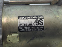 2018-2020 Honda Accord Car Starter Motor Solenoid OEM P/N:SM-75014 Fits Fits 2018 2019 2020 OEM Used Auto Parts - Oemusedaut