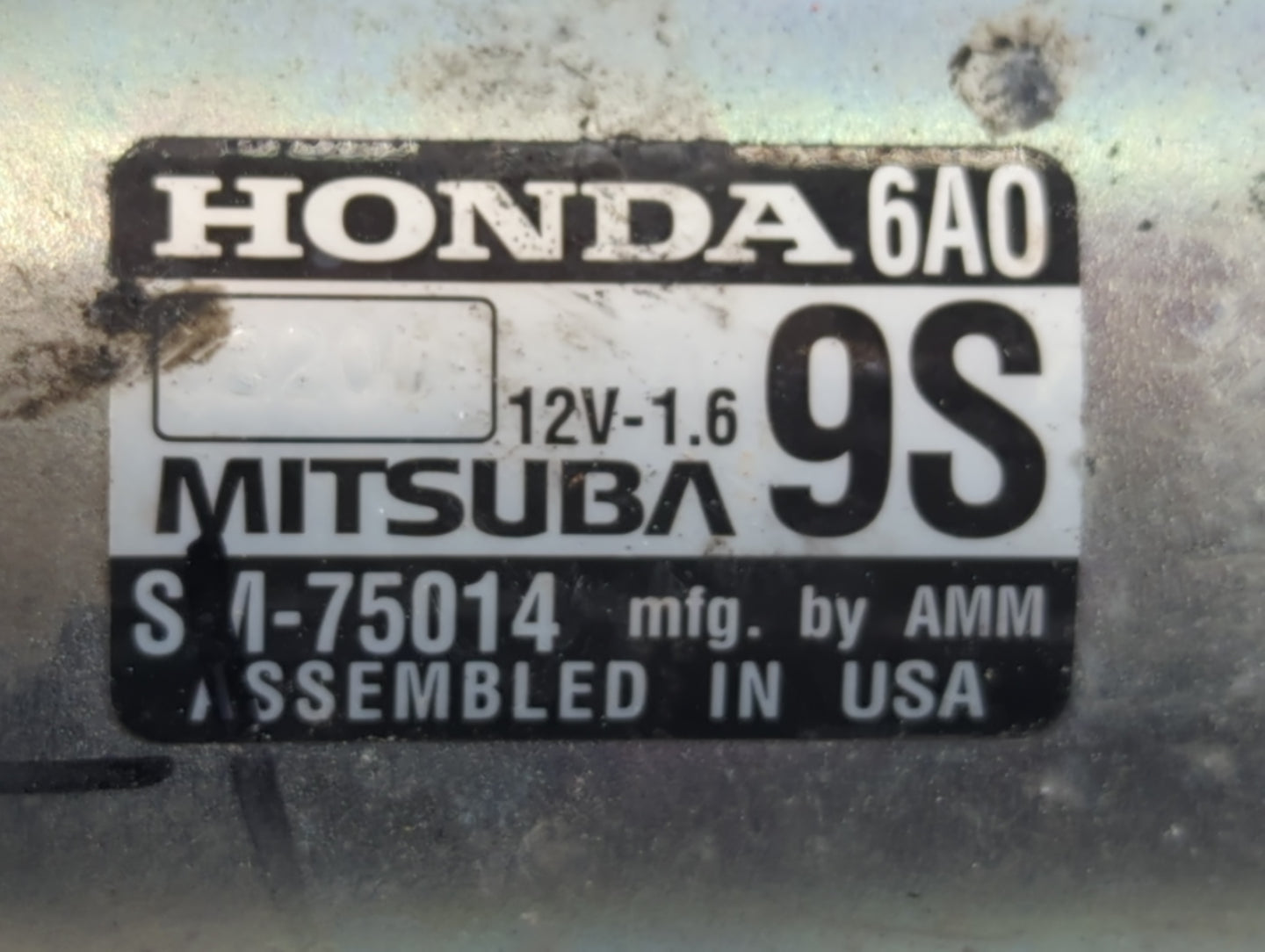 2018-2020 Honda Accord Car Starter Motor Solenoid OEM P/N:SM-75014 Fits Fits 2018 2019 2020 OEM Used Auto Parts - Oemusedaut