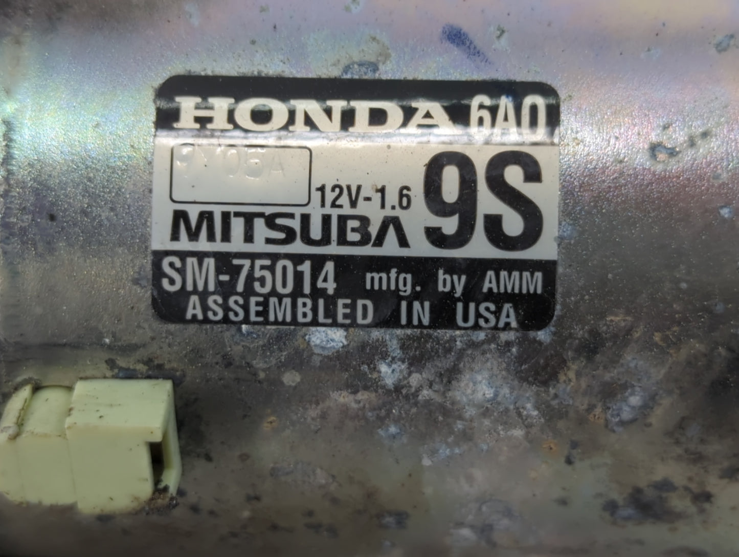 2018-2020 Honda Accord Car Starter Motor Solenoid OEM P/N:SM-75014 Fits Fits 2018 2019 2020 OEM Used Auto Parts - Oemusedaut