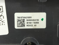 2018-2020 Honda Accord Climate Control Module Temperature AC/Heater Replacement P/N:3019A1 153956 79610TVAA316M1 Fits OEM Us