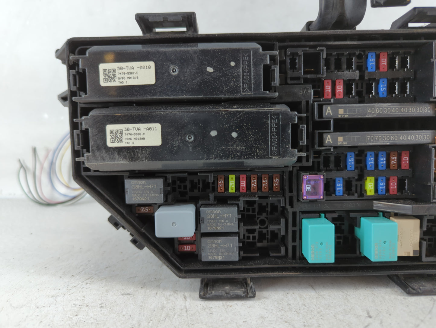 2018-2020 Honda Accord Fusebox Fuse Box Panel Relay Module P/N:7470-5366 30-TVA-A011 Fits Fits 2018 2019 2020 OEM Used Auto 