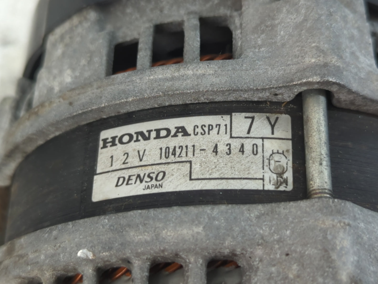 2020 Honda Accord Alternator Replacement Generator Charging Assembly Engine OEM Fits OEM Used Auto Parts - Oemusedautoparts1