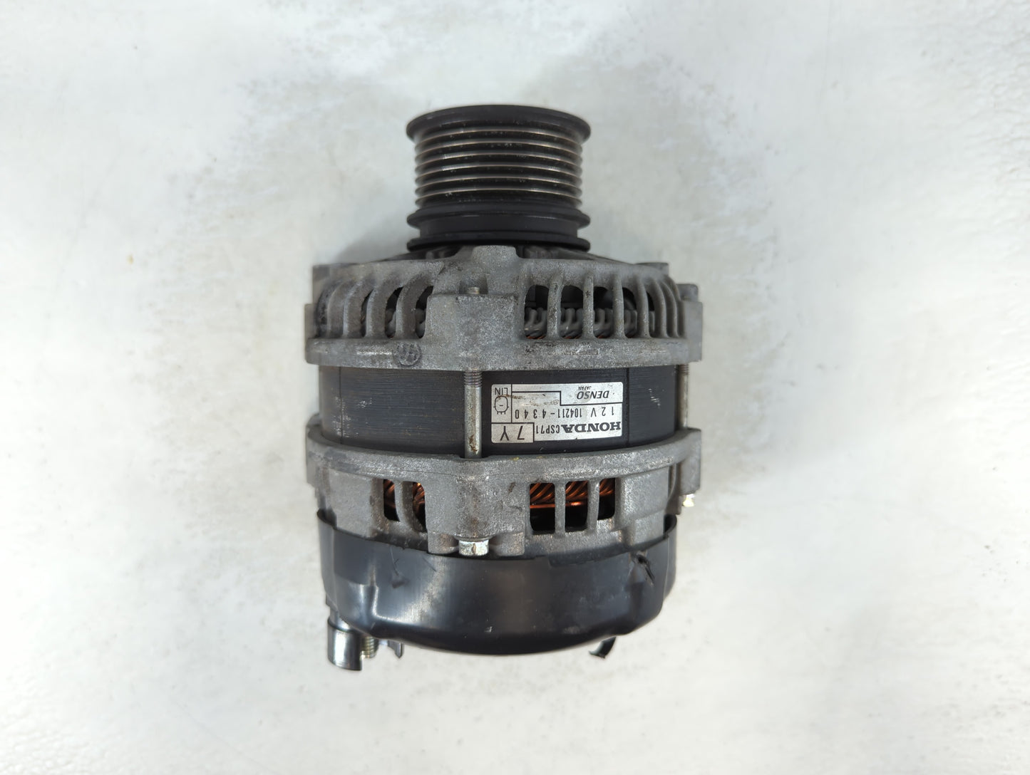 2017-2022 Honda Civic Alternator Replacement Generator Charging Assembly Engine OEM P/N:104211-4340 Fits OEM Used Auto Parts