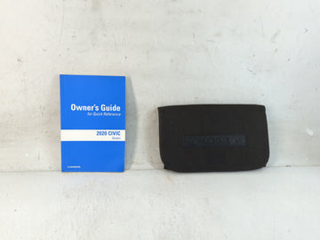 2020 Honda Civic Owners Manual Book Guide P/N:000X31-TBA-G400 OEM Used Auto Parts - Oemusedautoparts1.com