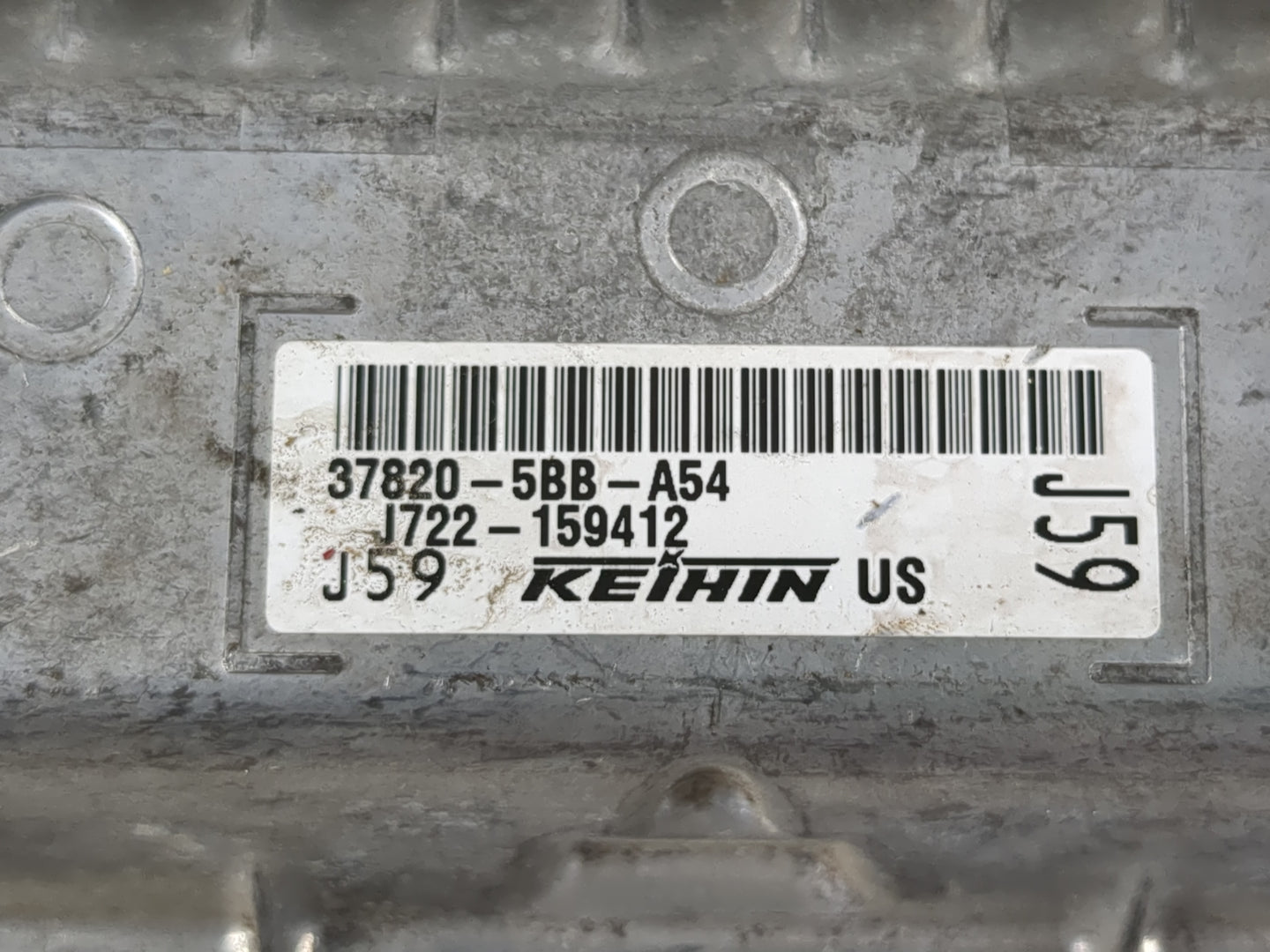 2019-2021 Honda Civic PCM Engine Control Computer ECU ECM PCU OEM P/N:37820-5BB-A54 Fits Fits 2019 2020 2021 OEM Used Auto P