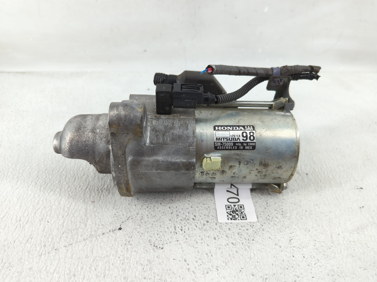 2016-2017 Honda Civic Car Starter Motor Solenoid OEM P/N:SM-75009 Fits Fits 2016 2017 2020 OEM Used Auto Parts - Oemusedauto