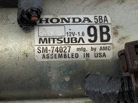 2016-2021 Honda Civic Car Starter Motor Solenoid OEM P/N:SM-74027 Fits Fits 2016 2017 2018 2019 2020 2021 OEM Used Auto Part