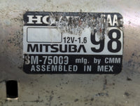 2016-2020 Honda Civic Car Starter Motor Solenoid OEM P/N:SM-75009 Fits Fits 2016 2017 2018 2019 2020 OEM Used Auto Parts - O