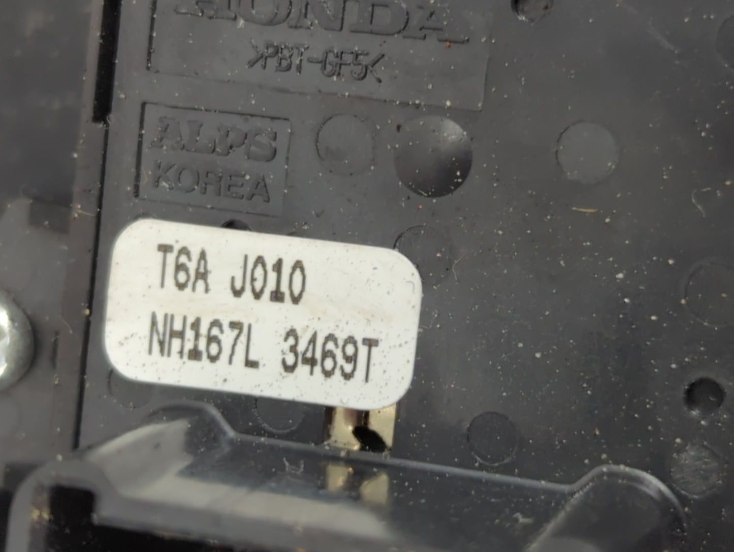 2016-2018 Honda Civic Master Power Window Switch Replacement Driver Side Left P/N:T6A J010 Fits Fits 2016 2018 OEM Used Auto