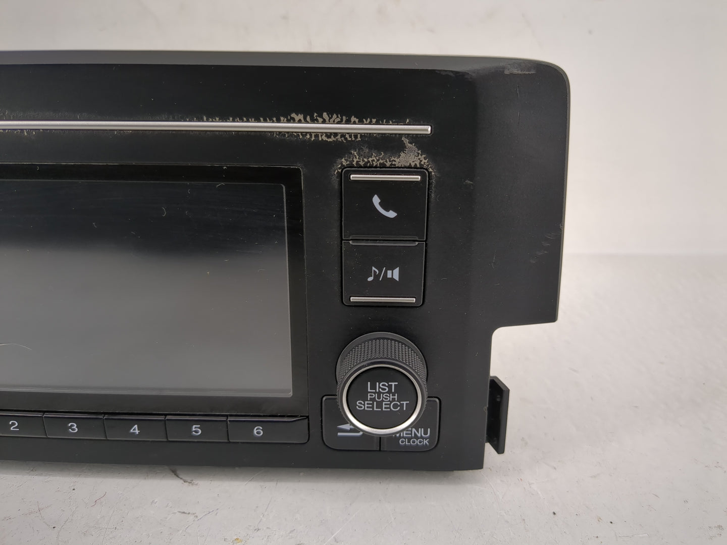 2019-2021 Honda Civic Radio AM FM Cd Player Receiver Replacement P/N:39100-TBA-A41 Fits Fits 2019 2020 2021 OEM Used Auto Pa