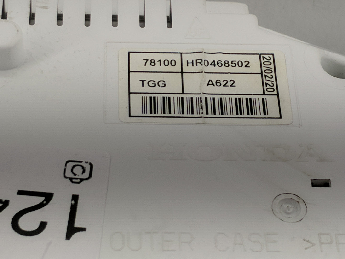 2019-2020 Honda Civic Instrument Cluster Speedometer Gauges P/N:78100 HR0468502 Fits Fits 2019 2020 OEM Used Auto Parts - Oe