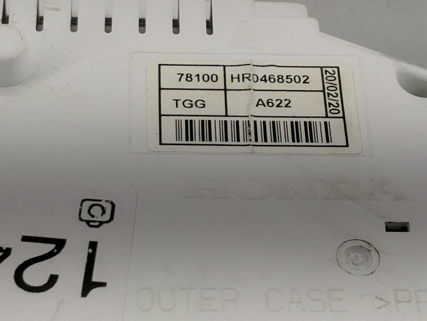 2019-2020 Honda Civic Instrument Cluster Speedometer Gauges P/N:78100 HR0468502 Fits Fits 2019 2020 OEM Used Auto Parts - Oe