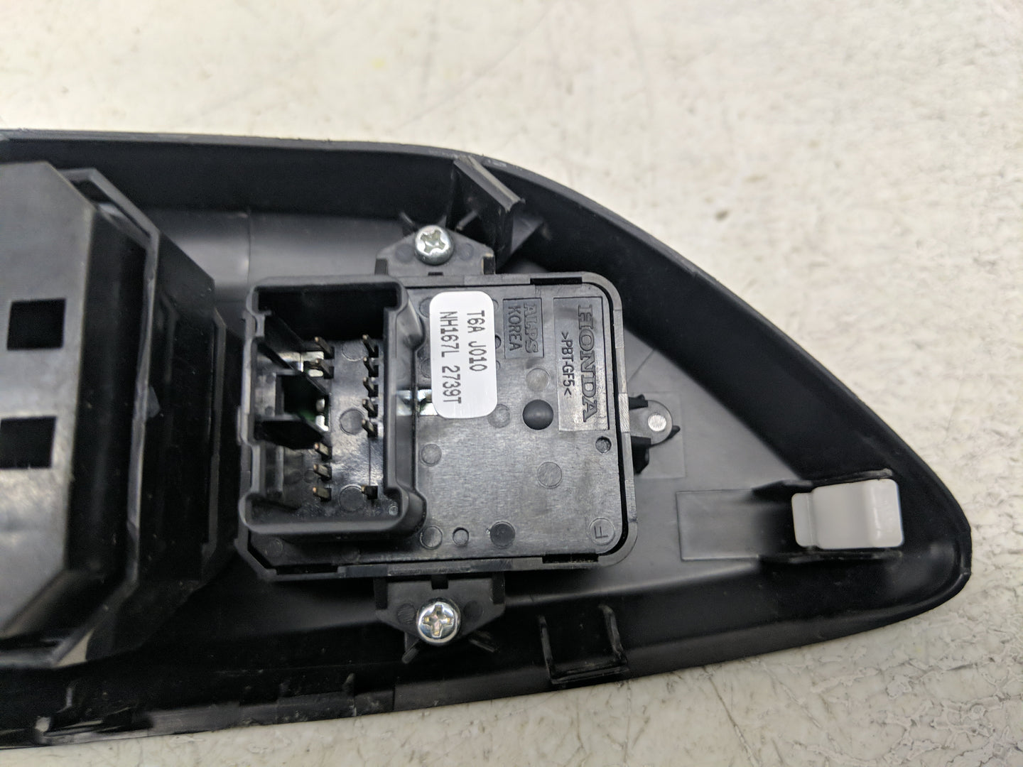 2016-2021 Honda Civic Master Power Window Switch Replacement Driver Side Left P/N:T6A J010 NH167L 2739T Fits OEM Used Auto P