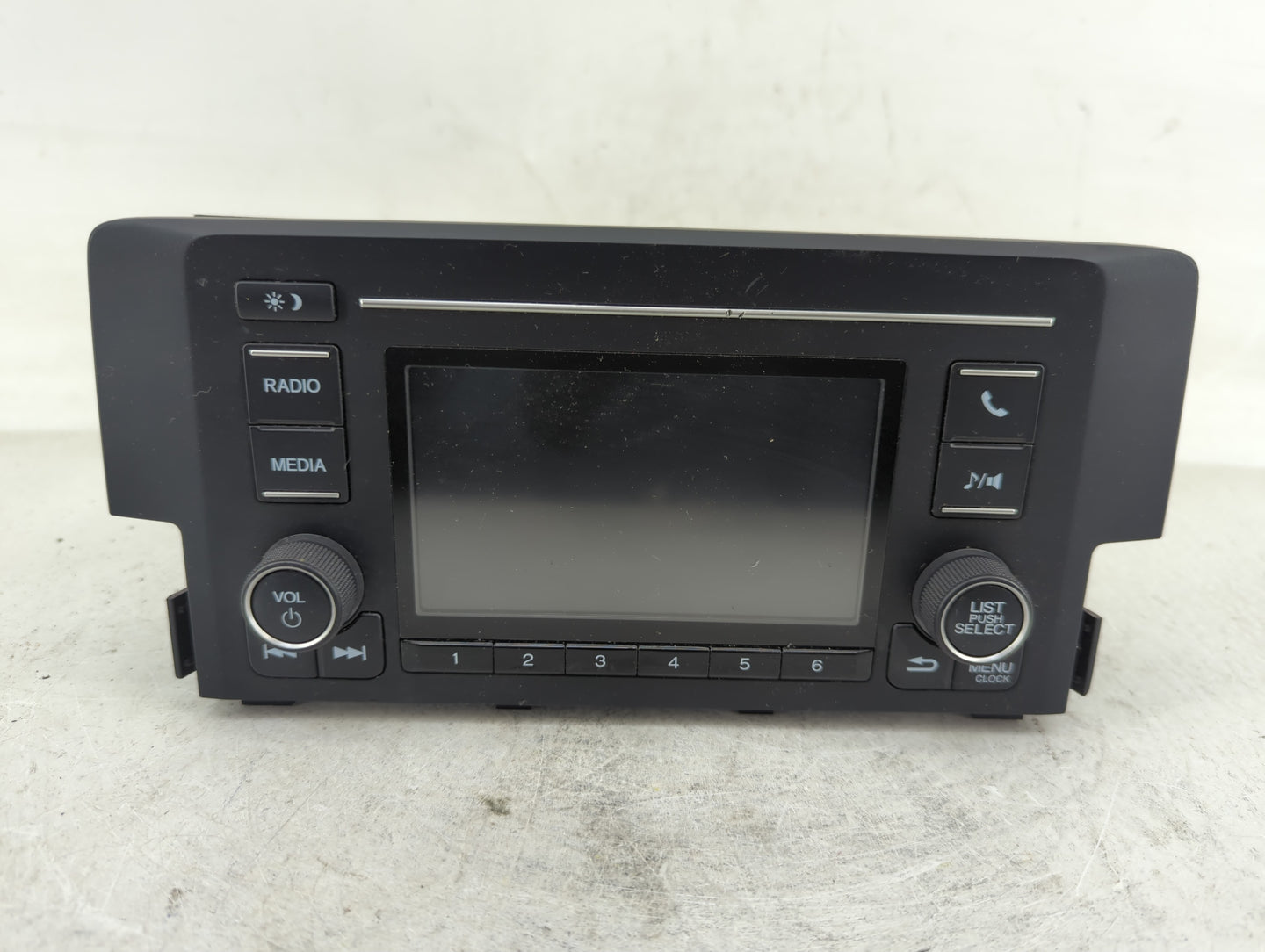 2019-2021 Honda Civic Radio AM FM Cd Player Receiver Replacement P/N:39100-TGG-A711-M1 Fits Fits 2019 2020 2021 OEM Used Aut