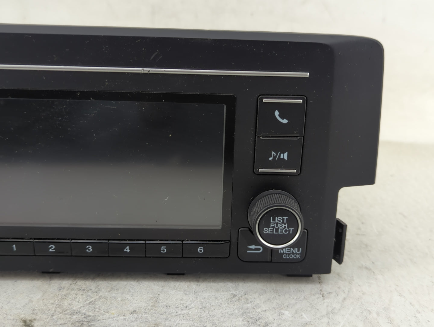2019-2021 Honda Civic Radio AM FM Cd Player Receiver Replacement P/N:39100-TGG-A711-M1 Fits Fits 2019 2020 2021 OEM Used Aut