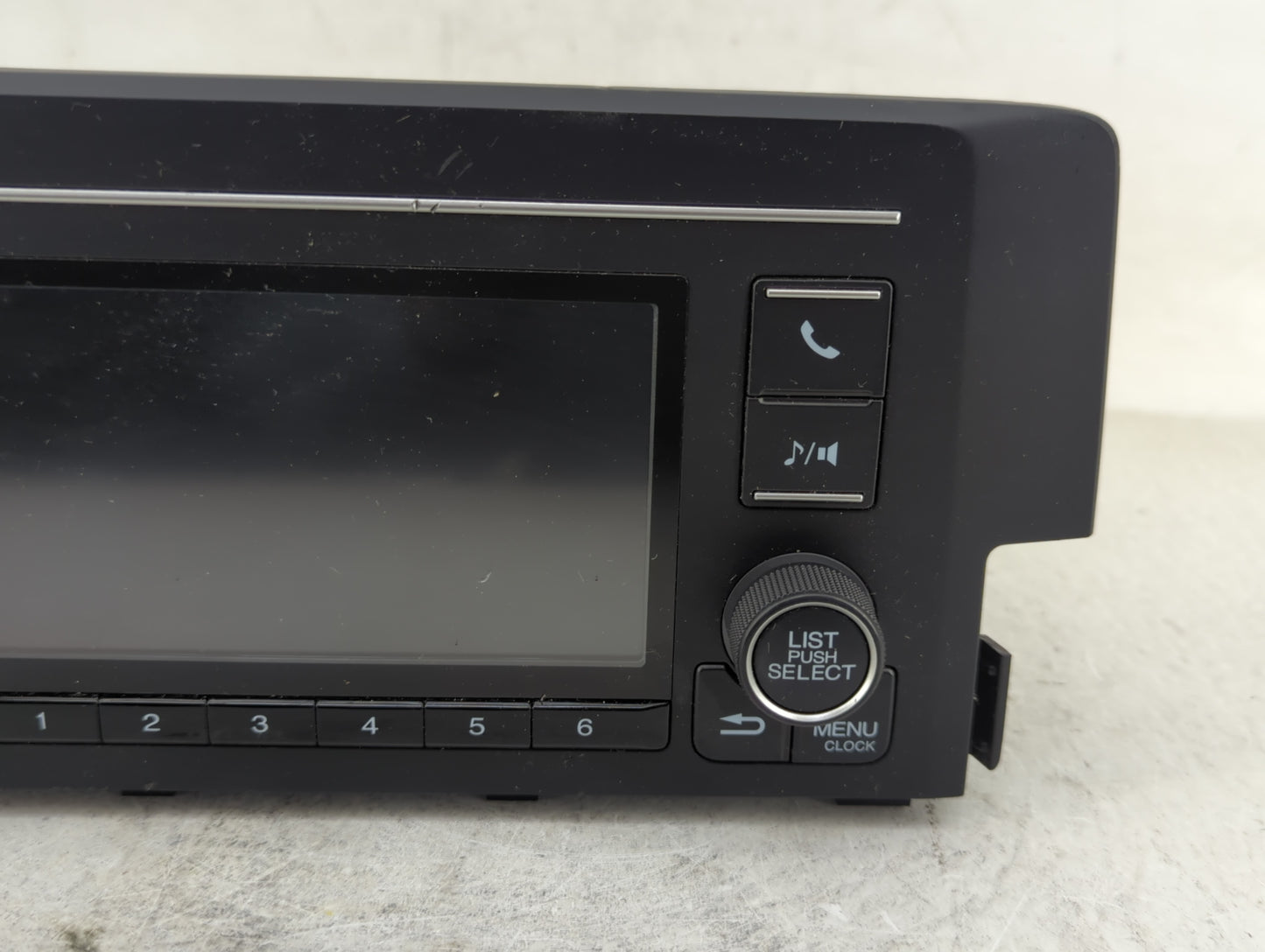 2019-2021 Honda Civic Radio AM FM Cd Player Receiver Replacement P/N:39100-TGG-A711-M1 Fits Fits 2019 2020 2021 OEM Used Aut