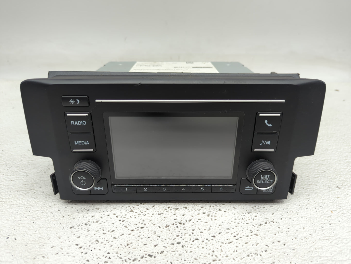 2019-2021 Honda Civic Radio AM FM Cd Player Receiver Replacement P/N:39100-TBA-A41 Fits Fits 2019 2020 2021 OEM Used Auto Pa