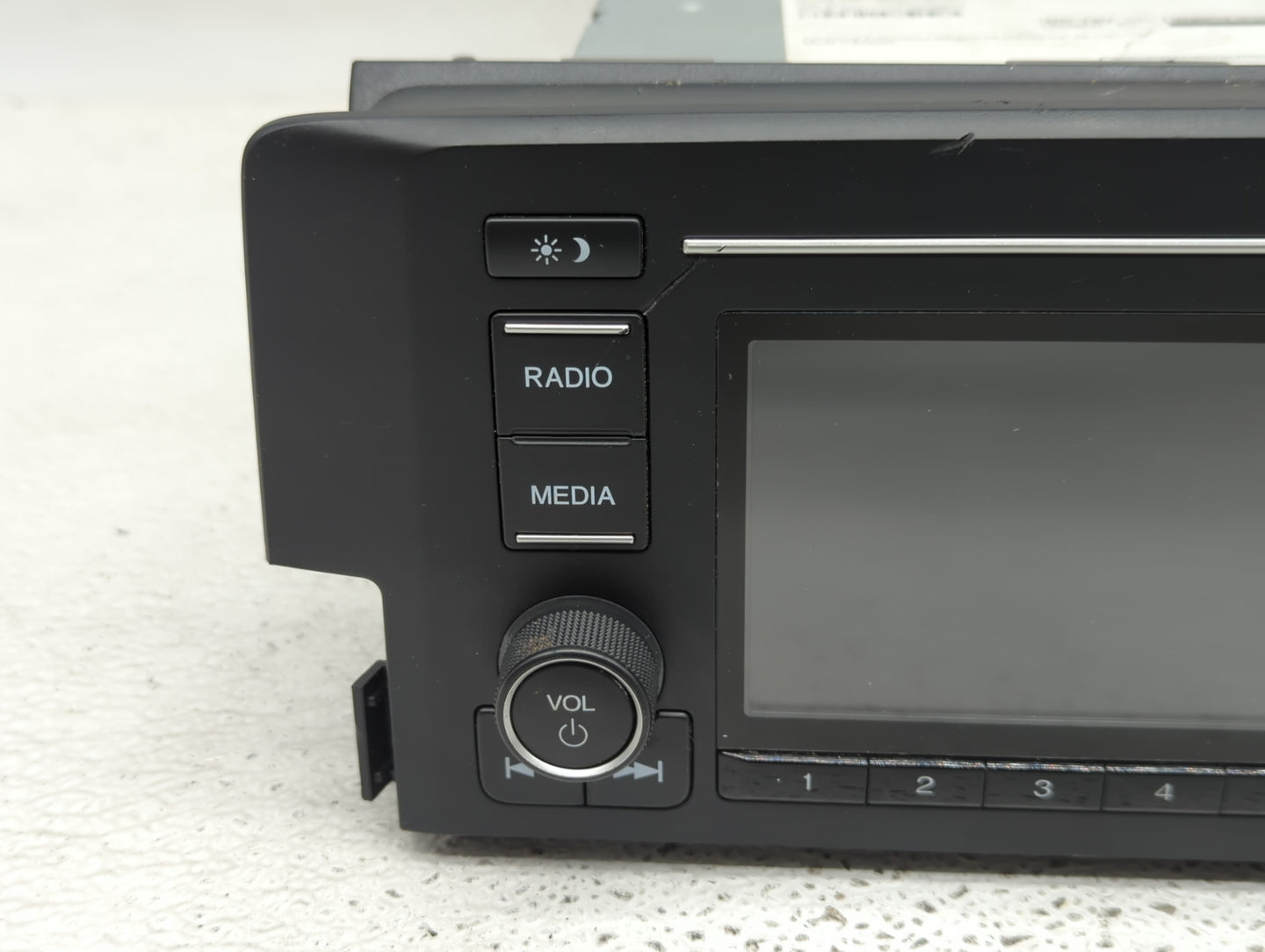 2019-2021 Honda Civic Radio AM FM Cd Player Receiver Replacement P/N:39100-TBA-A41 Fits Fits 2019 2020 2021 OEM Used Auto Pa
