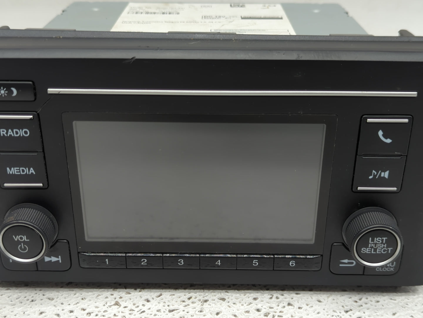 2019-2021 Honda Civic Radio AM FM Cd Player Receiver Replacement P/N:39100-TBA-A41 Fits Fits 2019 2020 2021 OEM Used Auto Pa