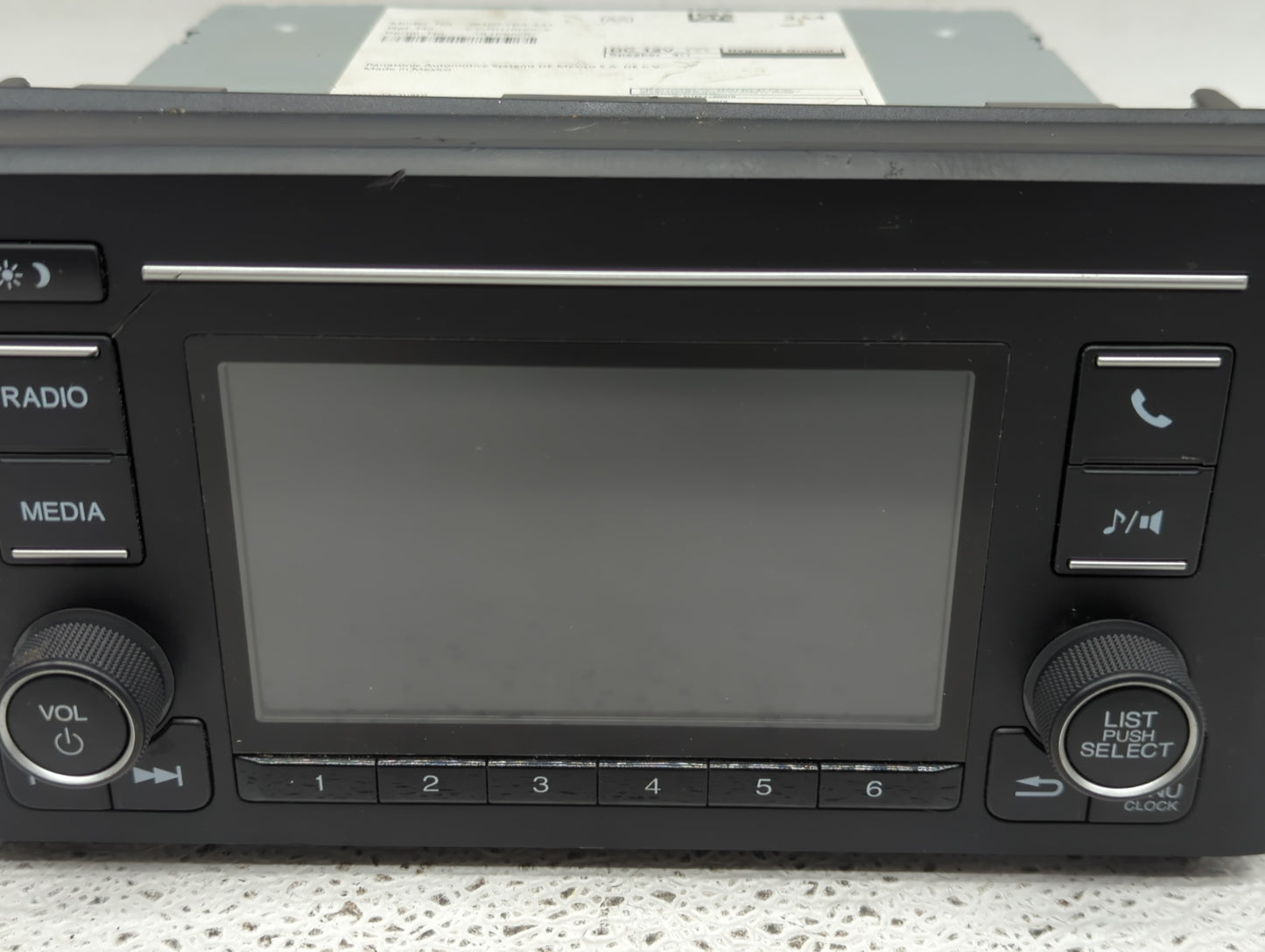 2019-2021 Honda Civic Radio AM FM Cd Player Receiver Replacement P/N:39100-TBA-A41 Fits Fits 2019 2020 2021 OEM Used Auto Pa