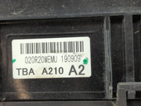 2019-2020 Honda Civic Fusebox Fuse Box Panel Relay Module P/N:TBAA210A2 Fits Fits 2019 2020 OEM Used Auto Parts - Oemusedaut
