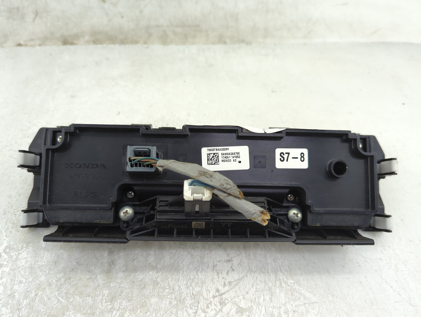 2019-2021 Honda Civic Climate Control Module Temperature AC/Heater Replacement P/N:79600TBAA332M1 Fits Fits 2019 2020 2021 O