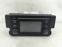2019-2021 Honda Civic Radio AM FM Cd Player Receiver Replacement P/N:39100-TBA-A41 Fits Fits 2019 2020 2021 OEM Used Auto Pa