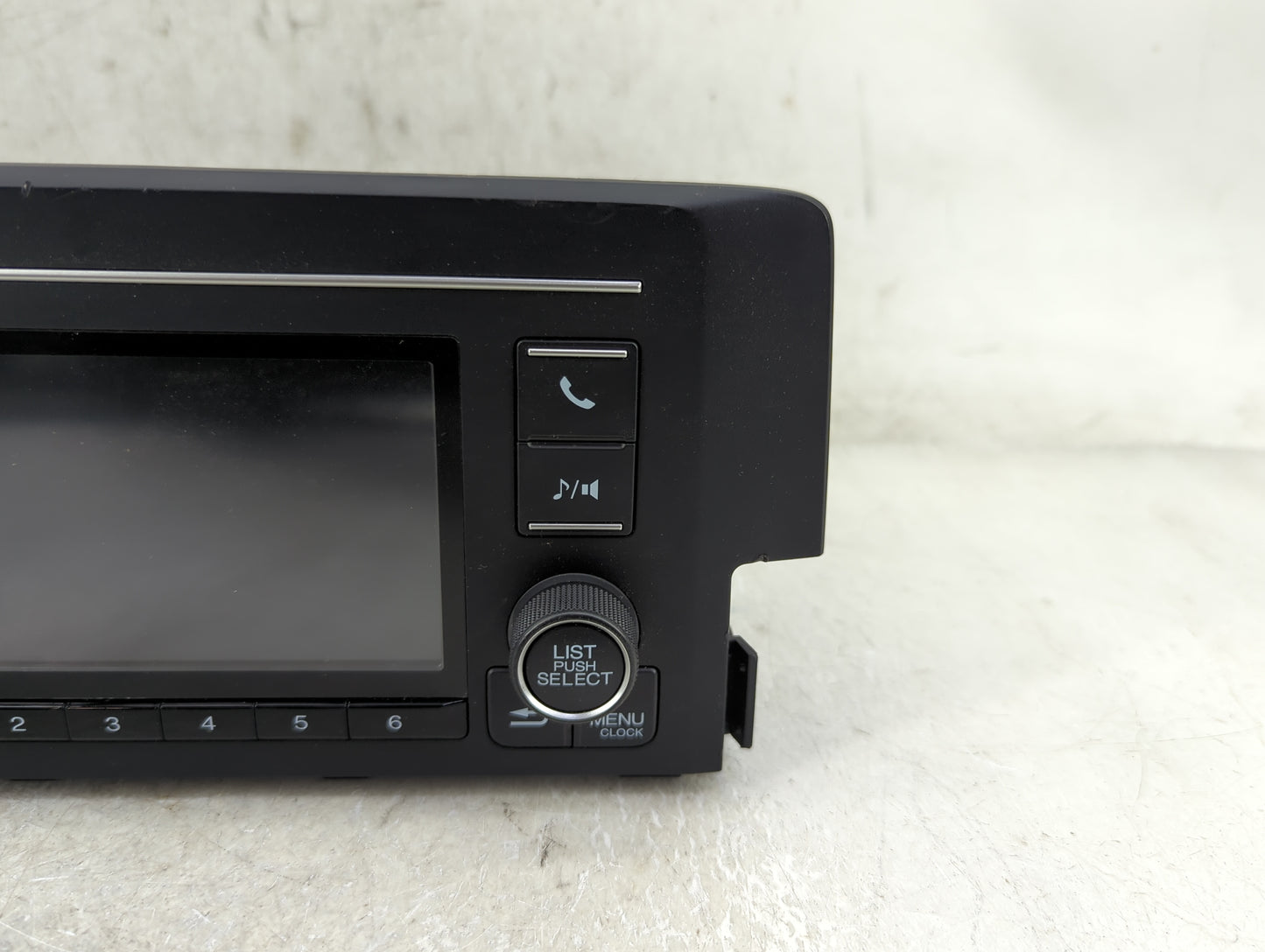 2019-2021 Honda Civic Radio AM FM Cd Player Receiver Replacement P/N:39100-TBA-A41 Fits Fits 2019 2020 2021 OEM Used Auto Pa